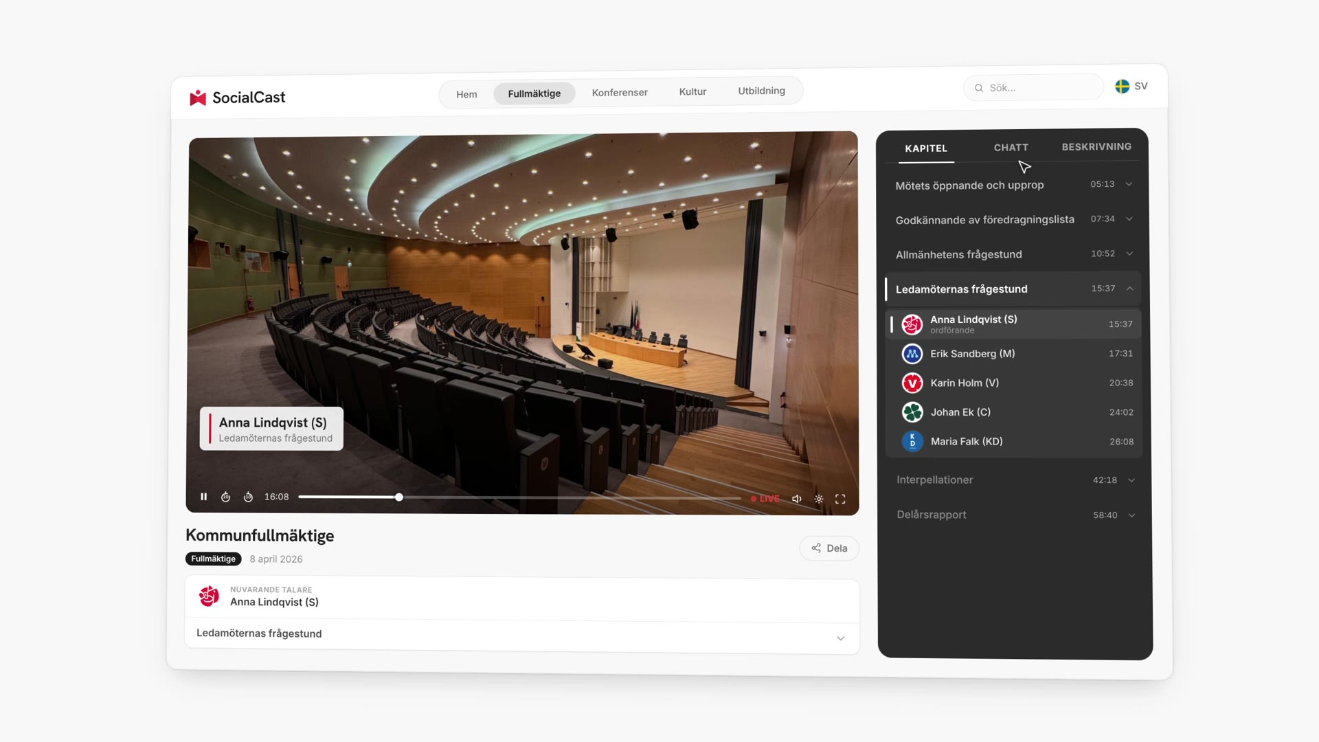SocialCast demofilm